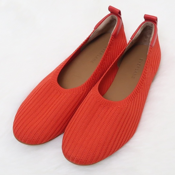 Everlane Shoes - Everlane Day Glove ReKnit Red Flats 9